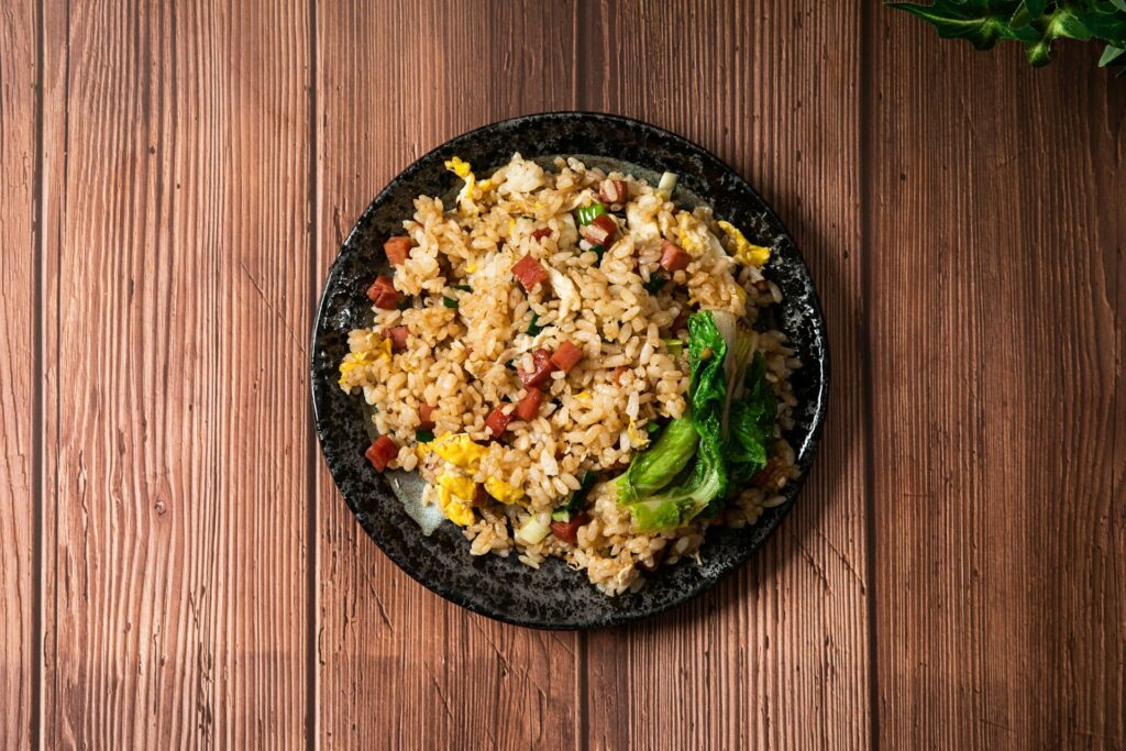 Easy Spicy Chicken Fried Rice